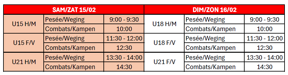 horaire